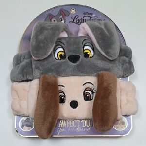 Disney Lady and the Tramp Spa Headbands - Pawfect Duo Spa Headband - Plush